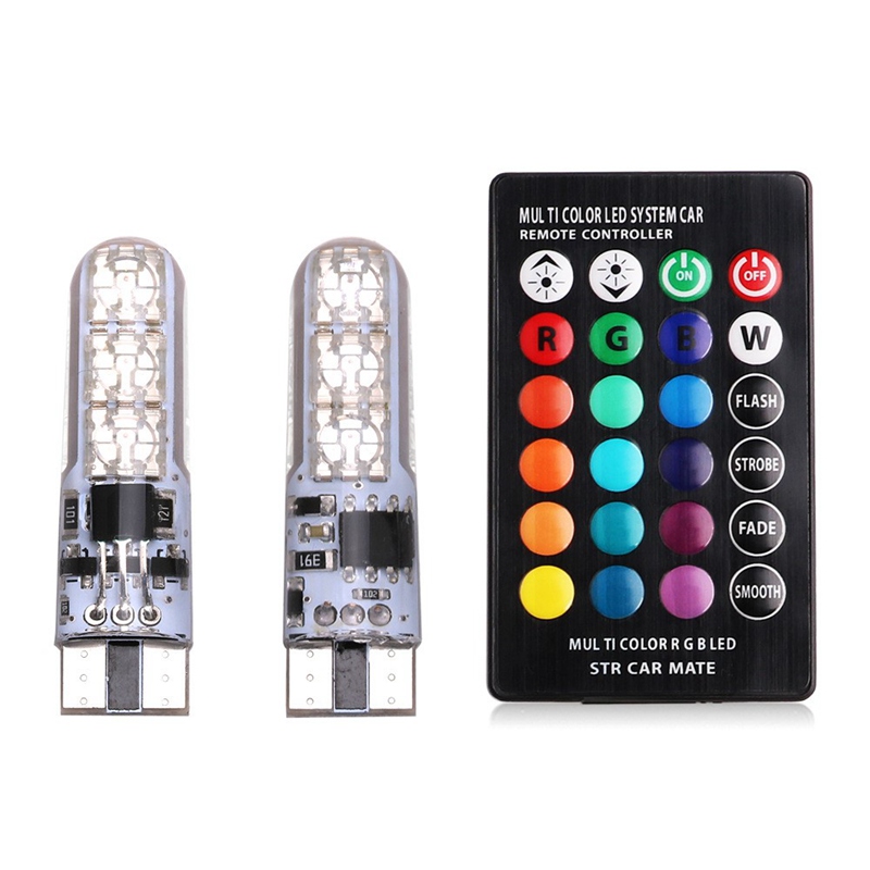 AUTO Interior External Lights RGB car indicator light t10 silicone 5050-6SMD LED colorful small lamp license plate flashing
AUTO Interior External Lights RGB car indicator light t10 silicone 5050-6SMD LED colorful small lamp license plate flashing