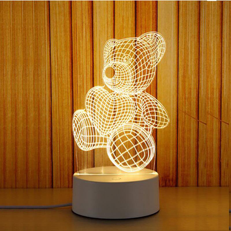 Light 3D Small Night-light Desk Lamp Gift Lamp USB Touch Remote Control Originality Cozy Bedside Lamp New Xiaoxiong 7 colour
Light 3D Small Night-light Desk Lamp Gift Lamp USB Touch Remote Control Originality Cozy Bedside Lamp New Xiaoxiong 7 colour