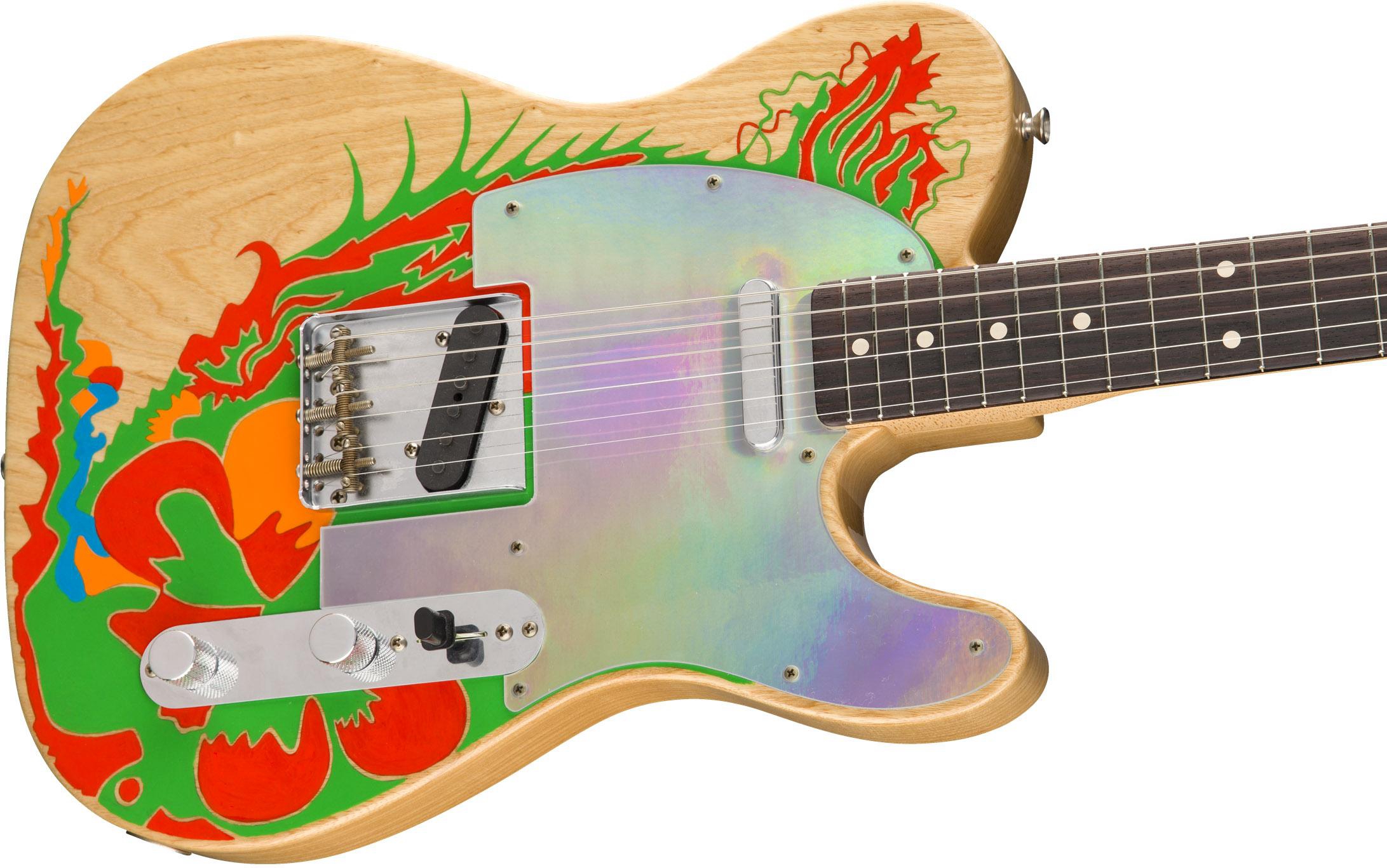2019 NAMM Masterbuilt Jimmy Page Dragon TL Electric Guitar Rosewood Fingerboard, Natural Ash Body, Handpainted Dragon Motif by Jimmy Page
2019 NAMM Masterbuilt Jimmy Page Dragon TL Electric Guitar Rosewood Fingerboard, Natural Ash Body, Handpainted Dragon Motif by Jimmy Page