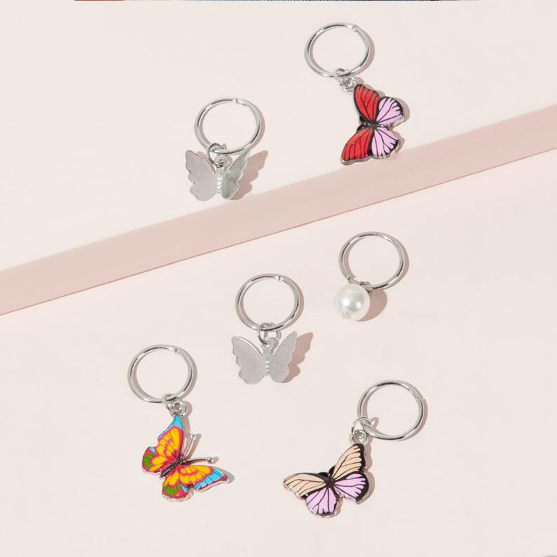 6pcs/pack Cute Butterfly Hair Clips Women Hairpins Fashion Headpiece Barrette Wedding Hairpins Hair Accessories Hair Styling Tools 2020