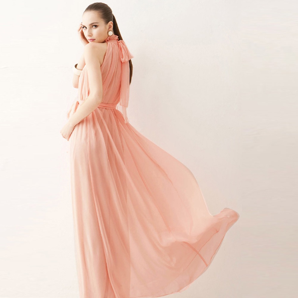 4 Colors Summer Chiffon Maternity Pregnant Women Pregnancy Female Clothing Long Dresses Beach Dressing Clothes Solid Sleeveless