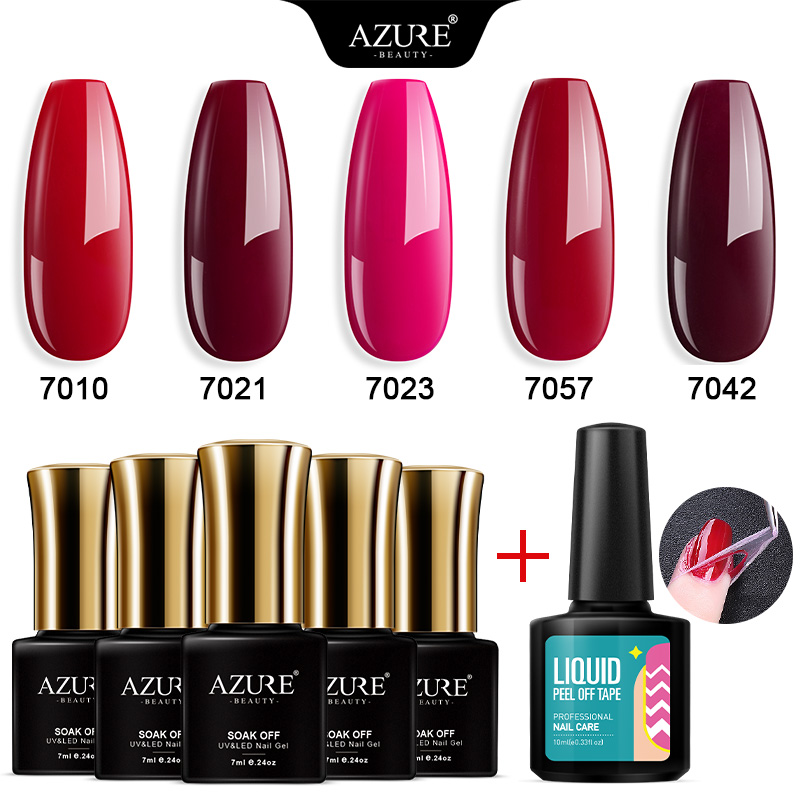 Beauty 6Pcs/Lot Red Series UV Nail Gel Polish Set Top Quality Glass Bottle Led Nail Gel Lacquer Semi Permanent
Beauty 6Pcs/Lot Red Series UV Nail Gel Polish Set Top Quality Glass Bottle Led Nail Gel Lacquer Semi Permanent