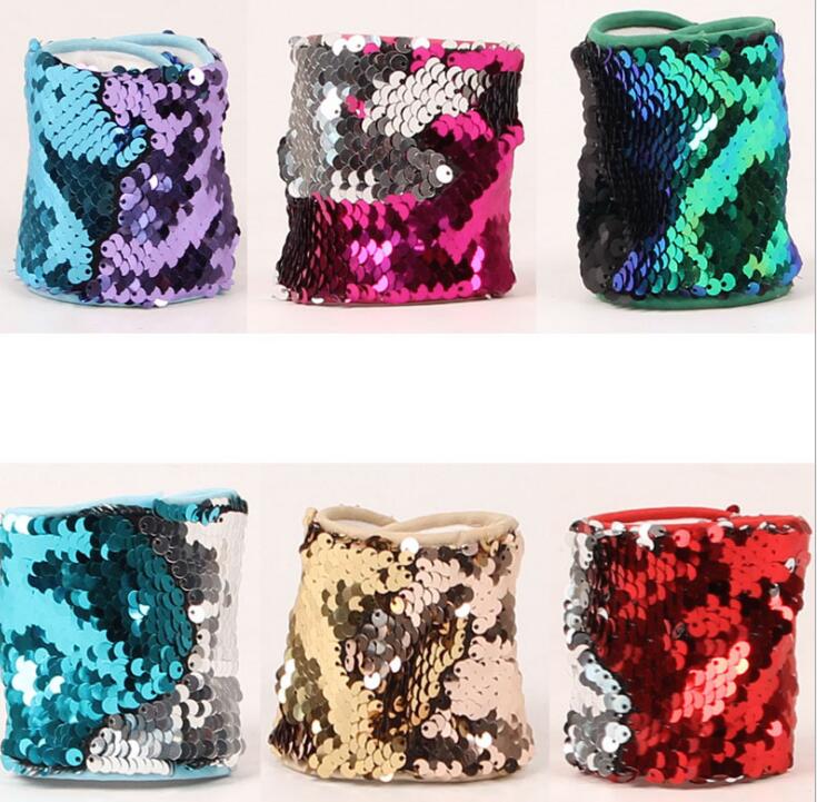 Reversible Sequins Mermaid Bracelet Sequined Wrap Around Wrist Bands for Party Kids Little Mermaid Birthday Party, As pic
Reversible Sequins Mermaid Bracelet Sequined Wrap Around Wrist Bands for Party Kids Little Mermaid Birthday Party, As pic