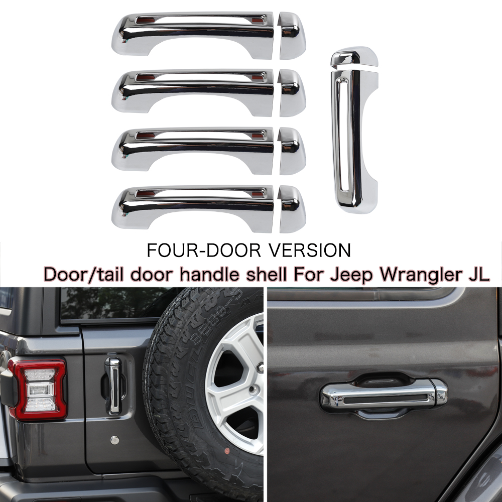 4 Doors Door Handle Car Door Tail Outside Door Shell Silver 10PCS For Jeep Wrangler JL 2018+ High Quality Auto Exterior Accessories
4 Doors Door Handle Car Door Tail Outside Door Shell Silver 10PCS For Jeep Wrangler JL 2018+ High Quality Auto Exterior Accessories