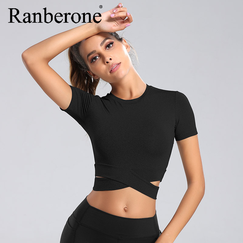 Ranberone 2020 Yoga Shirts O Neck Solid Running Shirts Short Sleeve Sexy Exposed Navel Sports Tops Fitness Gym Slim Sportswear, Black
Ranberone 2020 Yoga Shirts O Neck Solid Running Shirts Short Sleeve Sexy Exposed Navel Sports Tops Fitness Gym Slim Sportswear, Black