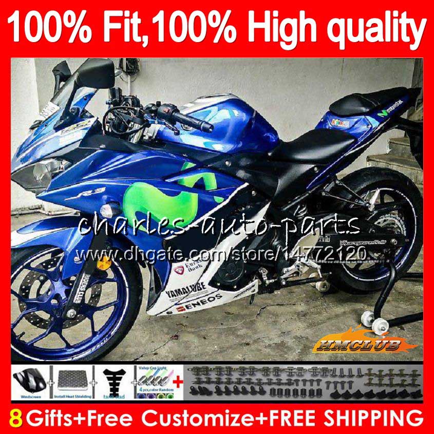 OEM Movistar Blue Injection For YAMAHA YZF R3 R25 R 3 R 25 YZF-R3 2014 2015 2016 2017 75HC.69 YZF-R25 Body YZFR25 YZFR3 14 15 16 17 Fairings, No. 1
OEM Movistar Blue Injection For YAMAHA YZF R3 R25 R 3 R 25 YZF-R3 2014 2015 2016 2017 75HC.69 YZF-R25 Body YZFR25 YZFR3 14 15 16 17 Fairings, No. 1