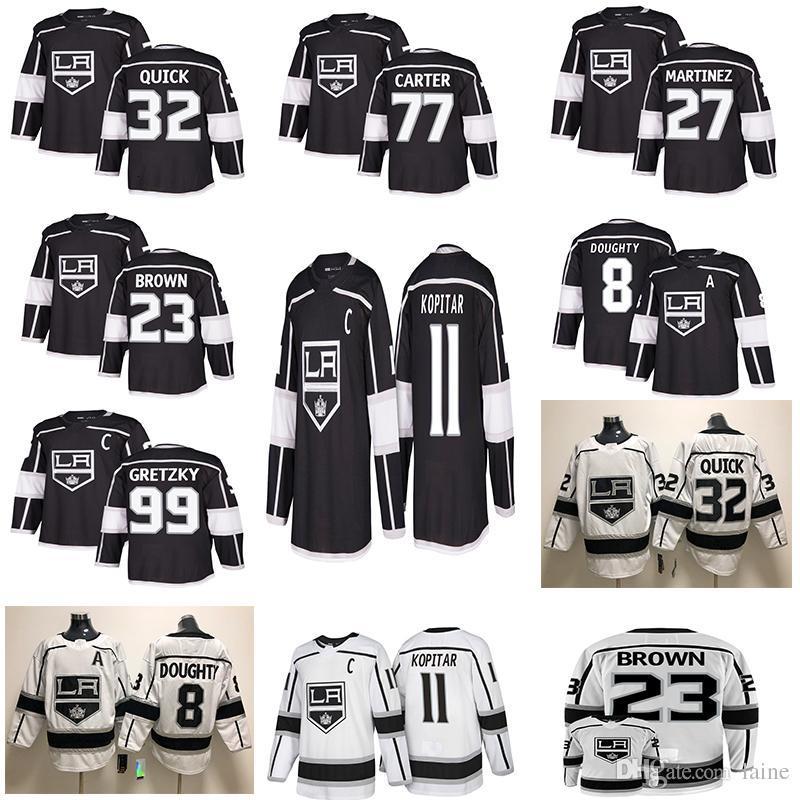 Los Angeles Kings 11 Anze Kopitar 32 Jonathan Quick 77 Carter 99 Wayne Gretzky Stitched Black Hockey Jerseys, Black;red
Los Angeles Kings 11 Anze Kopitar 32 Jonathan Quick 77 Carter 99 Wayne Gretzky Stitched Black Hockey Jerseys, Black;red
