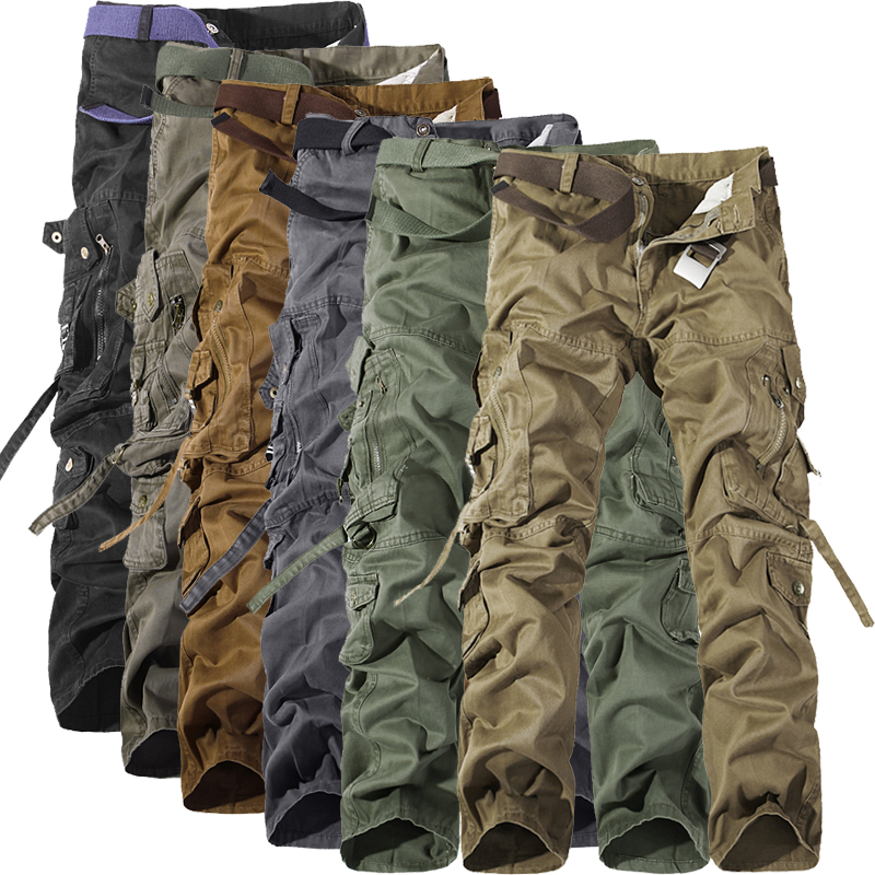 2020 spring Autumn army tactical pants Multi-pocket washing loose army green cargo pants men casual Tooling 28-42, Black
2020 spring Autumn army tactical pants Multi-pocket washing loose army green cargo pants men casual Tooling 28-42, Black