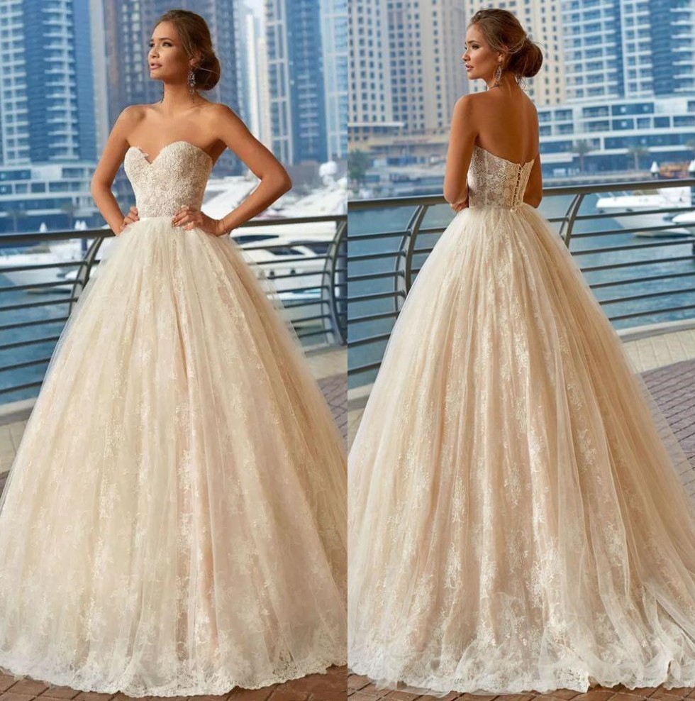 Vintage Ivory Full Lace A Line Wedding Dresses 2020 Cheap Sweetheart Neck Plus Size Garden Country Bridal Gowns Vestidos De Marriage, White
Vintage Ivory Full Lace A Line Wedding Dresses 2020 Cheap Sweetheart Neck Plus Size Garden Country Bridal Gowns Vestidos De Marriage, White