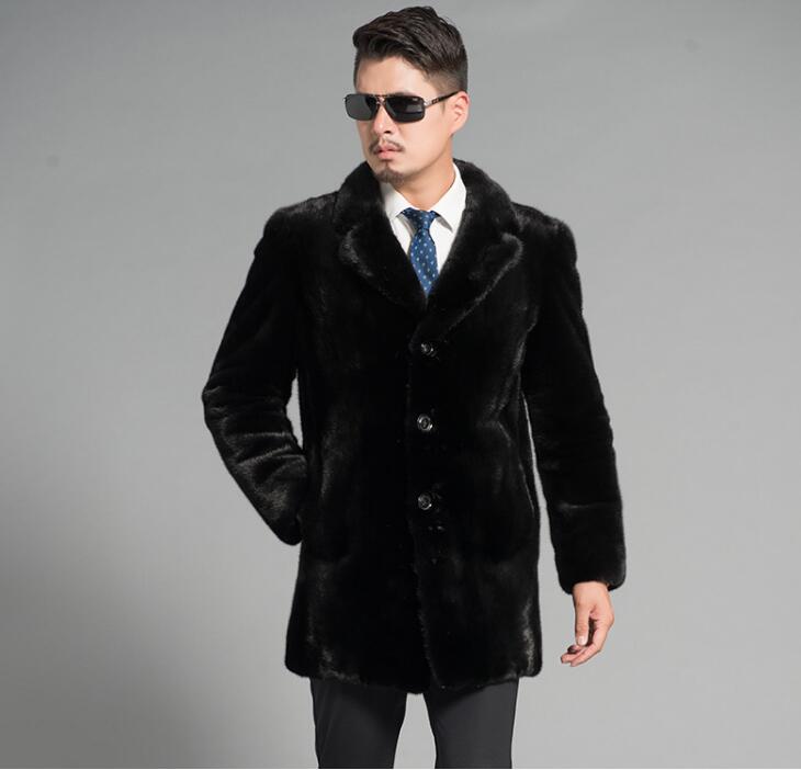 Single-breasted faux mink leather jacket mens winter thicken warm fur leather coat men slim jackets jaqueta de couro fashion, Black
Single-breasted faux mink leather jacket mens winter thicken warm fur leather coat men slim jackets jaqueta de couro fashion, Black