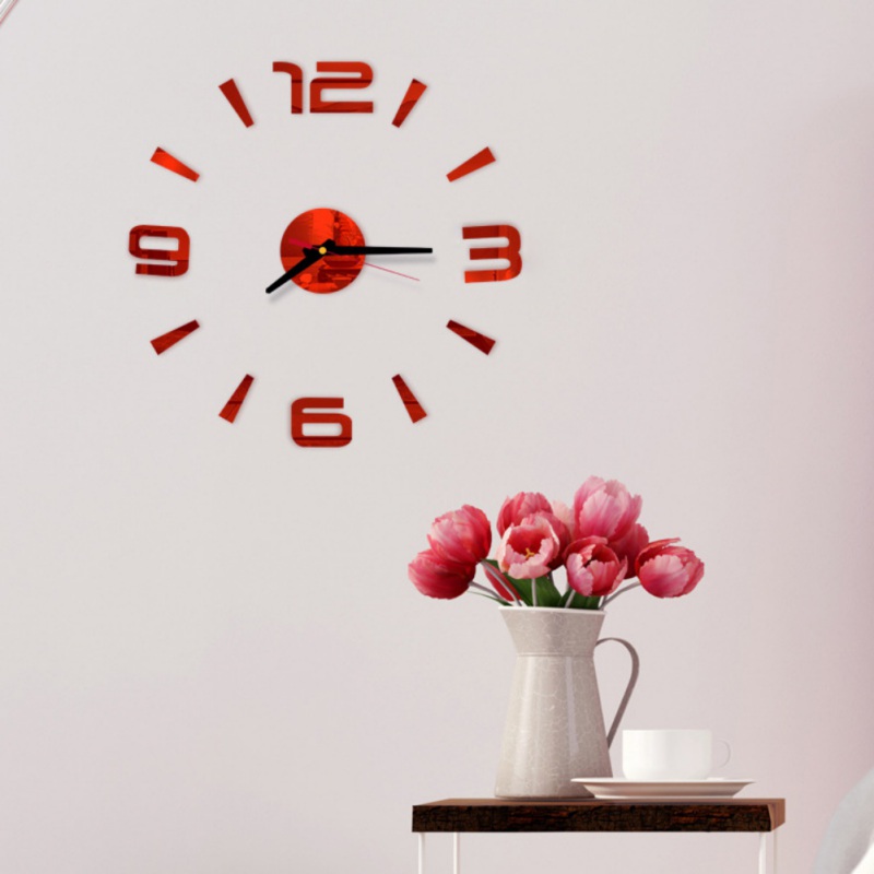 DIY Wall Clock 3D Acrylic Sticker Arabic Numbers Adhesive Modern Frameless Art Wall Decor For Living Room Bedroom
DIY Wall Clock 3D Acrylic Sticker Arabic Numbers Adhesive Modern Frameless Art Wall Decor For Living Room Bedroom