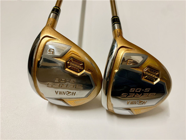 4 Star Honma S-06 Fairway Woods Honma S-06 Golf Woods Honma Golf Clubs #3/#5 Graphite Shaft With Head Cover