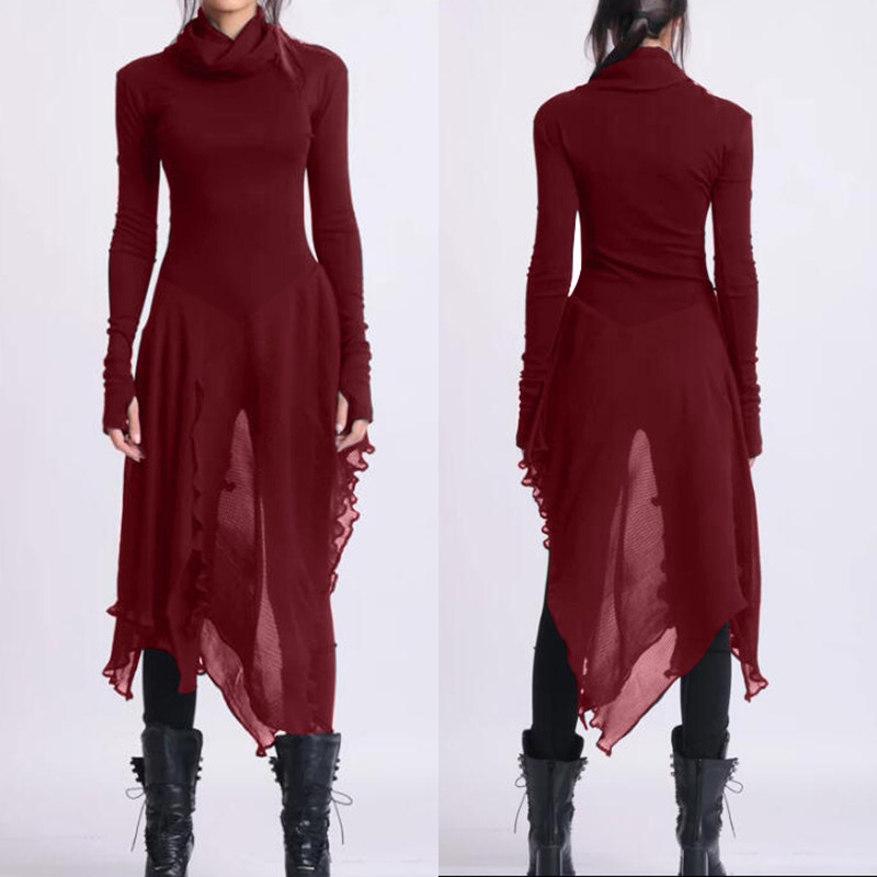 Stylish Asymmetrical Tops Women' Chiffon Pacthwork Blouse ZANZEA Casual Long Sleeve Shirts Female Turtleneck Blusas Oversized, Black
Stylish Asymmetrical Tops Women' Chiffon Pacthwork Blouse ZANZEA Casual Long Sleeve Shirts Female Turtleneck Blusas Oversized, Black
