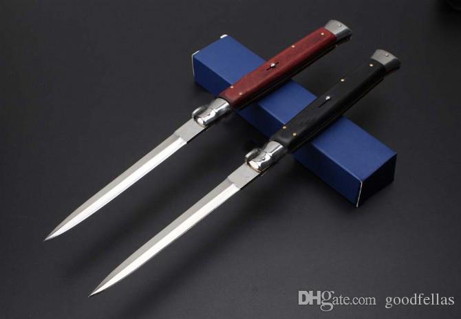 Good quality 13 Inch Italian AB Mafia Stiletto Horizontal Tactical Folding Knife 440C Blade Camping Hunting auto Knifes C81 C85 EDC Too
Good quality 13 Inch Italian AB Mafia Stiletto Horizontal Tactical Folding Knife 440C Blade Camping Hunting auto Knifes C81 C85 EDC Too