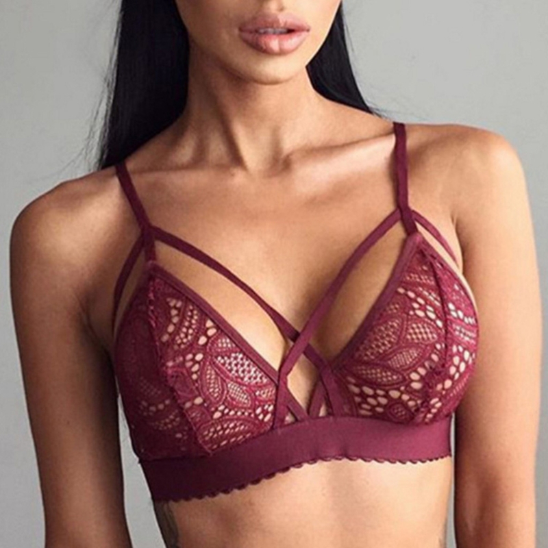 Sexy Women Cross Bandage Crop Tank Top Floral Lace Bra Seamless Bralette Bustier fitness body building invisible bra 2020, Black
Sexy Women Cross Bandage Crop Tank Top Floral Lace Bra Seamless Bralette Bustier fitness body building invisible bra 2020, Black