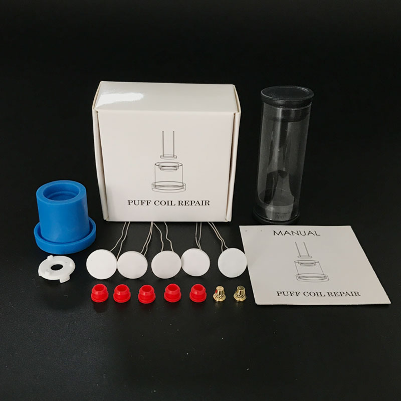 Hottest Peak Coil Repair Kit with 1pc ceramic base 2pcs Pin 5pcs 1.3mm Thickness Heating Coil element Grommets and Aligment Jig
Hottest Peak Coil Repair Kit with 1pc ceramic base 2pcs Pin 5pcs 1.3mm Thickness Heating Coil element Grommets and Aligment Jig
