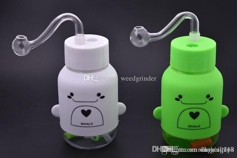 wholesale Cartoon whale Mini plastic oil rig bong pipe Dab Rig Travel oil burner pipe with 10mm male glass oil bowl with hose
wholesale Cartoon whale Mini plastic oil rig bong pipe Dab Rig Travel oil burner pipe with 10mm male glass oil bowl with hose