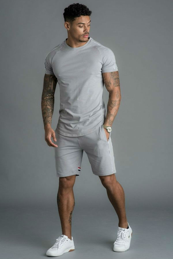 2020 fashion men's sports Tracksuit summer casual men's short sleeve suit solid color sportswear size -3XL, Gray
2020 fashion men's sports Tracksuit summer casual men's short sleeve suit solid color sportswear size -3XL, Gray