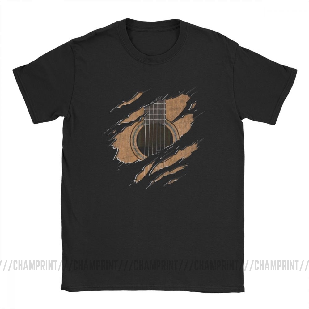 Men's T Shirts RIP Guitar Vintage Short Sleeve Music Razorback Tees Crew Neck Clothing Cotton Graphic T-Shirt Plus Size Tops CY200522