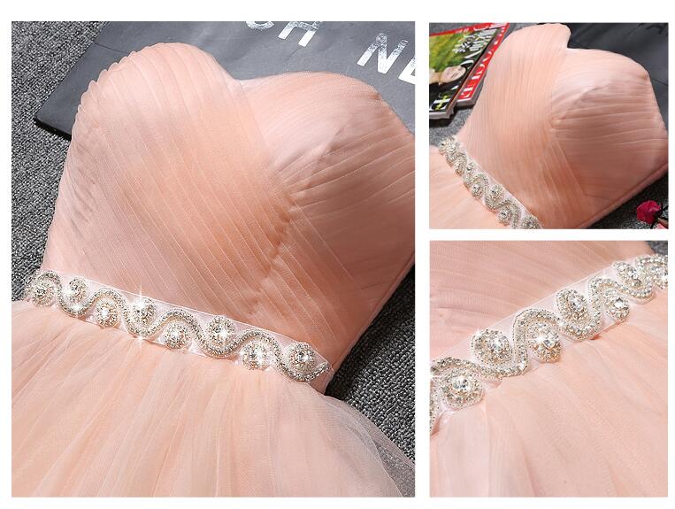 Real Pictures Blush Bridesmaid Dresses Short Summer Bridesmaid Dress On Sale now !!! Light Purple/ Blue/ Red