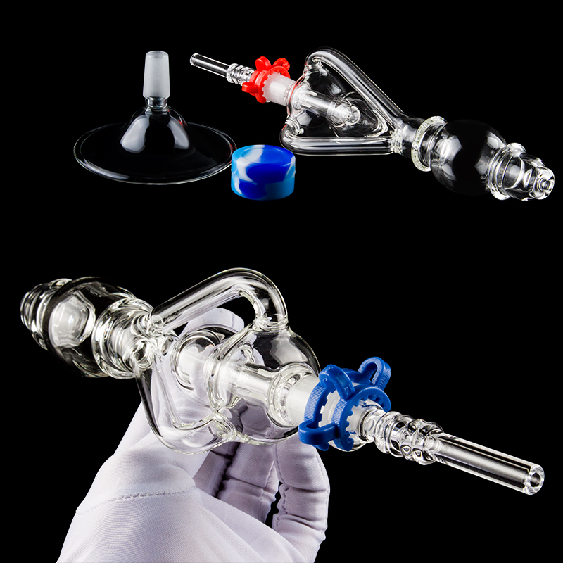 Smoking Kit Glass Bong Recycler Dab Rig Glass Water Pipe heady Klein comb percolator with 14mm Titanium Quartz Tip cyclone beaker base
Smoking Kit Glass Bong Recycler Dab Rig Glass Water Pipe heady Klein comb percolator with 14mm Titanium Quartz Tip cyclone beaker base