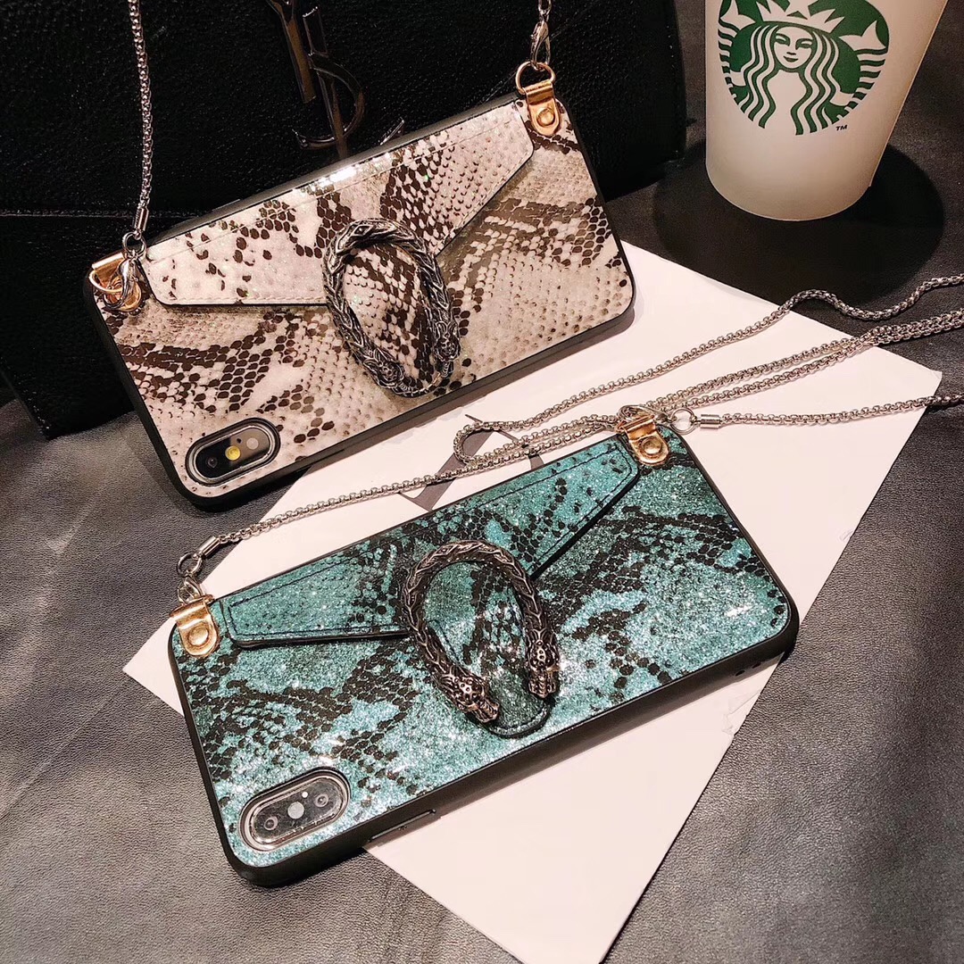 Luxury phone cases snake Crossbody bag wallet For iPhone 11 Pro Max XS XR 8 7plus with Chain Lanyard fashion Back Cover designer phone cover
Luxury phone cases snake Crossbody bag wallet For iPhone 11 Pro Max XS XR 8 7plus with Chain Lanyard fashion Back Cover designer phone cover