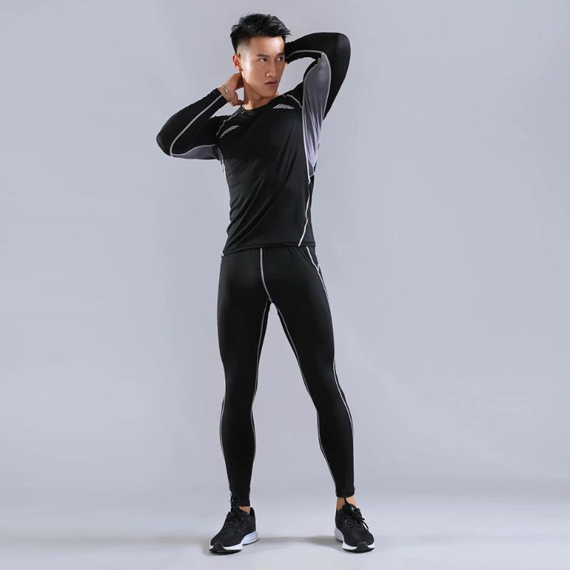 2pcs / set Men' Workout Gym Sports Suit Fitness Compression Clothes Running Jogging Sport Wear Exercise Workout Tights, 725 green - pants
2pcs / set Men' Workout Gym Sports Suit Fitness Compression Clothes Running Jogging Sport Wear Exercise Workout Tights, 725 green - pants