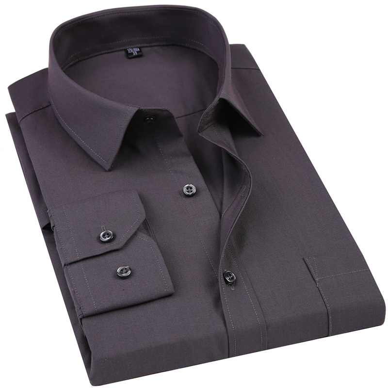 2020 New Men's Dress Shirt Solid Color Plus Size 8XL Black White Blue Gray Chemise Homme Male Business Casual Long Sleeved Shirt, Xd815
2020 New Men's Dress Shirt Solid Color Plus Size 8XL Black White Blue Gray Chemise Homme Male Business Casual Long Sleeved Shirt, Xd815