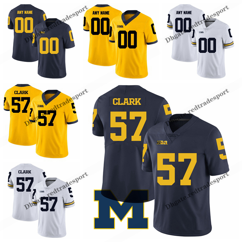 Customize 2019 Michigan Wolverines Frank Clark College Football Jerseys Mens Blue Yellow #57 Frank Clark Stitched Football Shirts S-XXXL
Customize 2019 Michigan Wolverines Frank Clark College Football Jerseys Mens Blue Yellow #57 Frank Clark Stitched Football Shirts S-XXXL
