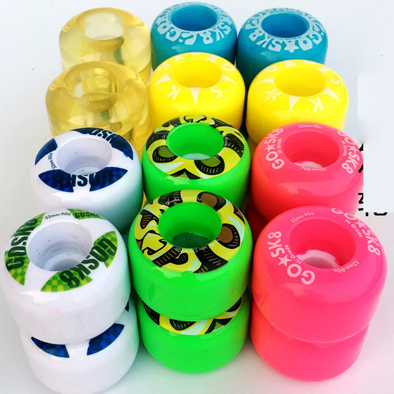 New 4pcs/Set Skateboard Wheels 90A 52*42mm Special Offer PU Skate Board Wheels for Skateboarding Deck with bearing as gift, White
New 4pcs/Set Skateboard Wheels 90A 52*42mm Special Offer PU Skate Board Wheels for Skateboarding Deck with bearing as gift, White