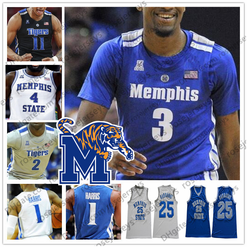 Custom Memphis Tigers 2019 Basketball Any Name Number White Blue Gray Black 5 Boogie Ellis 32 James Wiseman Jeffries Achiuwa NCAA Jersey, White vintage
Custom Memphis Tigers 2019 Basketball Any Name Number White Blue Gray Black 5 Boogie Ellis 32 James Wiseman Jeffries Achiuwa NCAA Jersey, White vintage