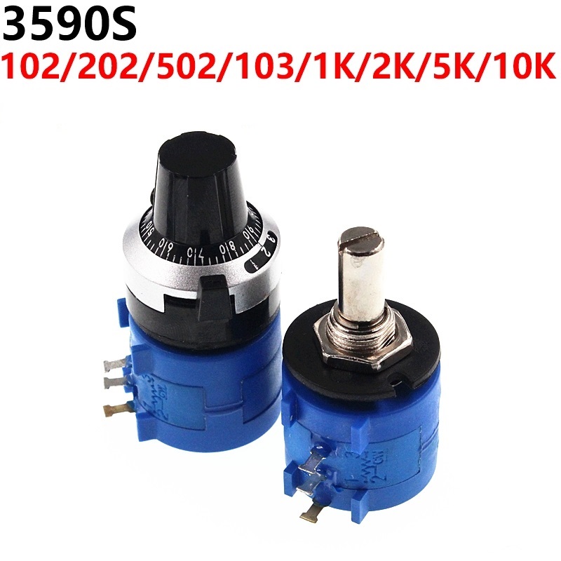 Multi-turn potentiometer 3590 3590S 2K 202 precision adjustable resistor