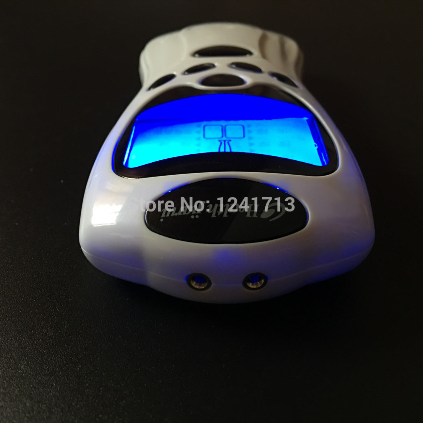 whole English key Dual input Electrical Stimulator Full Body Relax Muscle Massager,Pulse tens Acupuncture therapy+20 pads LY191203