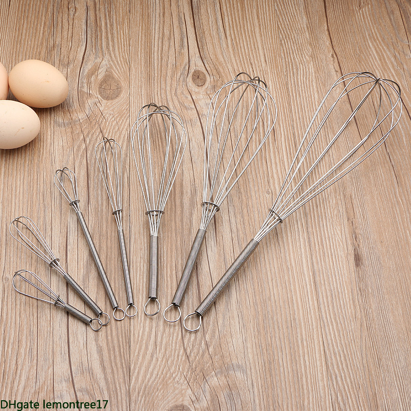 Wholesale 5 inch Kitchen Egg Frother Milk Beater Blender 5 Sizes Stainless Steel Whisk Mixer Egg Beater Kitchen Stirring Tool Free shipping
Wholesale 5 inch Kitchen Egg Frother Milk Beater Blender 5 Sizes Stainless Steel Whisk Mixer Egg Beater Kitchen Stirring Tool Free shipping