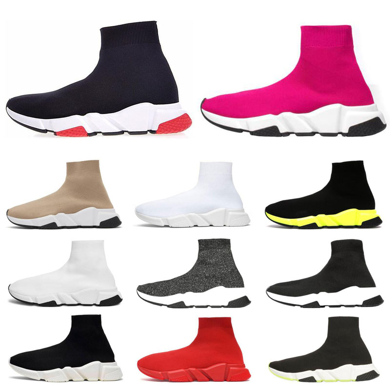 Classic Men Women Speed Trainer Casual Sock shoes Triple Black Red beige black blue pink mens trainers Sports Sneakers 36-45
Classic Men Women Speed Trainer Casual Sock shoes Triple Black Red beige black blue pink mens trainers Sports Sneakers 36-45