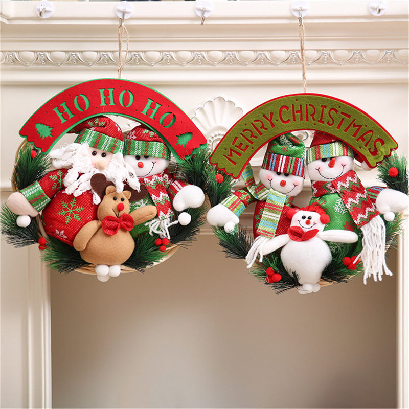 Merry Christmas Cloth Hanging Decorations Door Window Xmas Hanging Pendant Snowman Santa Claus Elk Christmas Decors Ornaments
Merry Christmas Cloth Hanging Decorations Door Window Xmas Hanging Pendant Snowman Santa Claus Elk Christmas Decors Ornaments