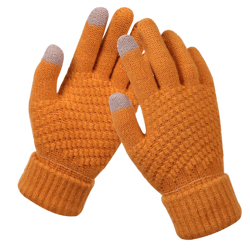 2020 Winter Touch Screen Gloves For Women Men Warm Stretch knitted Mittens Imitation Wool Full Finger Black White Gloves
2020 Winter Touch Screen Gloves For Women Men Warm Stretch knitted Mittens Imitation Wool Full Finger Black White Gloves