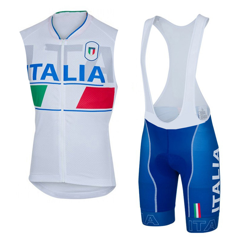 Men ITALIA Team cycling jersey Suit Summer breathable Sleeveless Bike vest bib shorts set MTB bicycle clothing sports Uniform Y062406, 05
Men ITALIA Team cycling jersey Suit Summer breathable Sleeveless Bike vest bib shorts set MTB bicycle clothing sports Uniform Y062406, 05