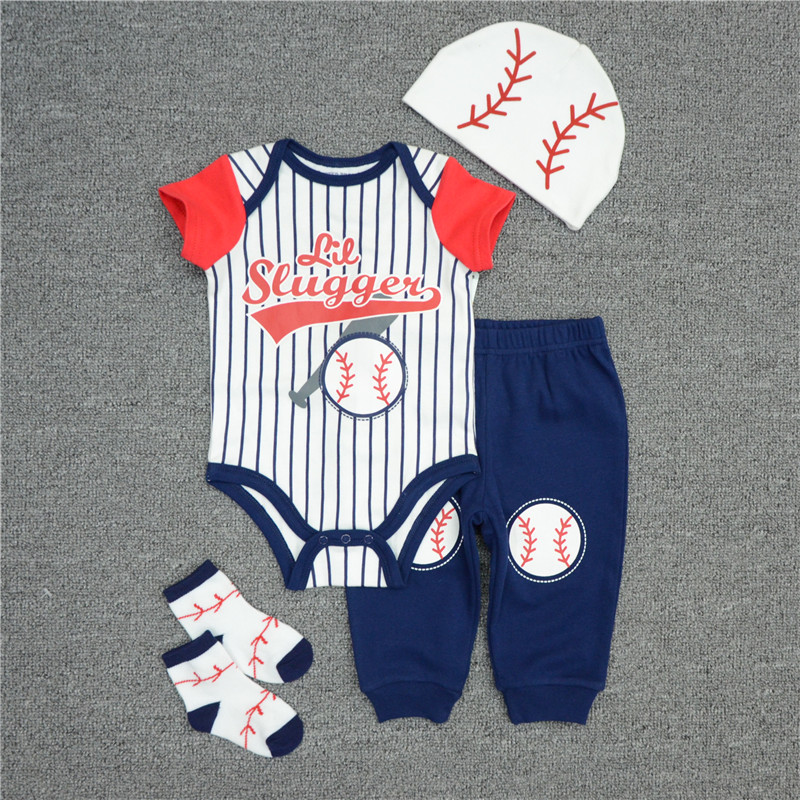 Baby Girls romper Fashion short Sleeve Style 2020 New Baby Boy Clothing Stripe Suit Roupas de Kids Clothes Sets, 4pcs football 4063
Baby Girls romper Fashion short Sleeve Style 2020 New Baby Boy Clothing Stripe Suit Roupas de Kids Clothes Sets, 4pcs football 4063