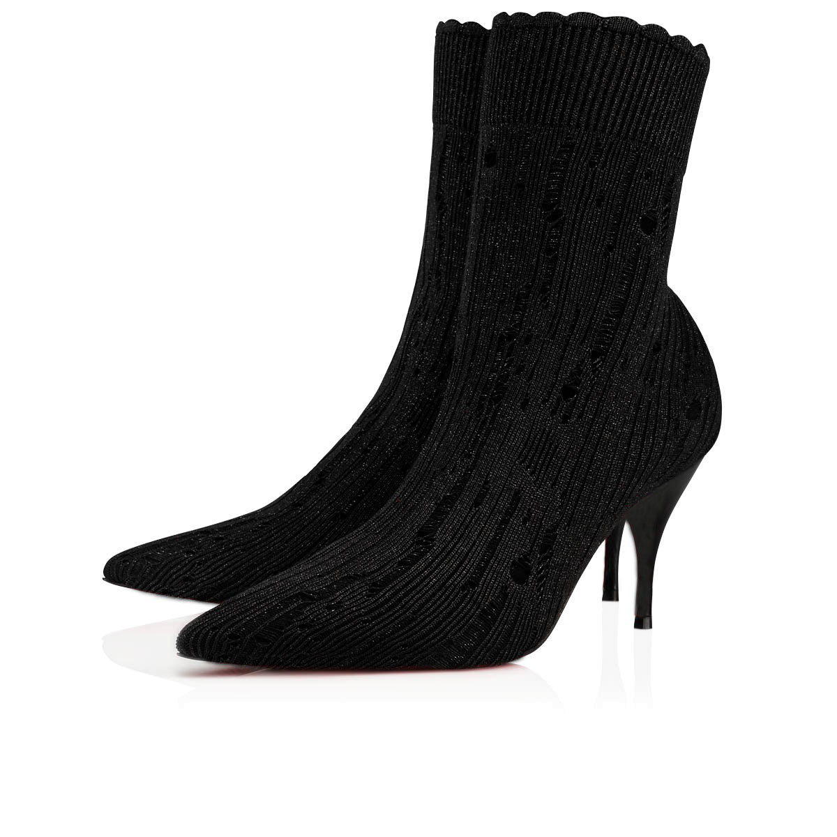 Snowy Shoes Fashion Lady's High Heels Red Bottom Sole Design! Luxury Ankle Boot Black Lurex Sock Boots Women Boots Sandrine 80mm Pointy-toe
Snowy Shoes Fashion Lady's High Heels Red Bottom Sole Design! Luxury Ankle Boot Black Lurex Sock Boots Women Boots Sandrine 80mm Pointy-toe
