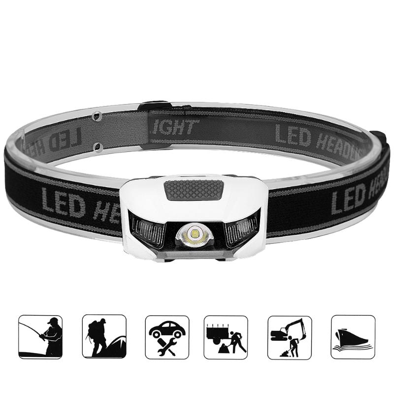 LED Headlight 6 Modes White Red LED Headlamp Battery Powered Head IPX4 Forehead Night Lamp Emergency Portable Lantern
LED Headlight 6 Modes White Red LED Headlamp Battery Powered Head IPX4 Forehead Night Lamp Emergency Portable Lantern