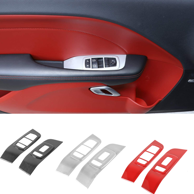 ABS Car Window Lift Trim Switch Panel Accessories for Dodge Challenger 2015 UP Factory Outlet Car Interior Accessories