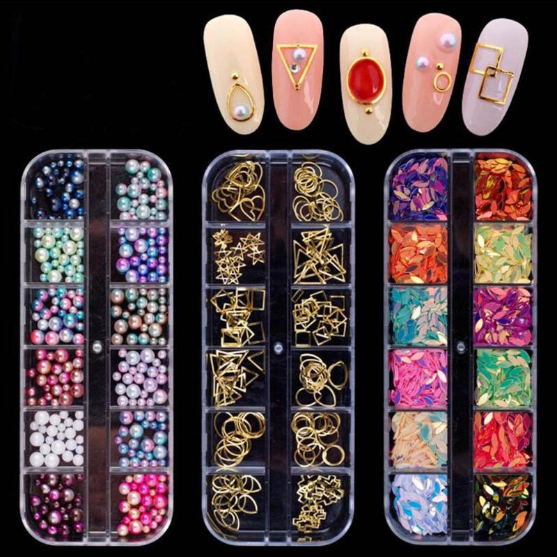 12 Grids Colorful 3D Rivet Irregular Geometric Nail Studs Charms Manicur Pedicure DIY Sequin Pearl UV Polish Decor Nail Art Tool, 03
12 Grids Colorful 3D Rivet Irregular Geometric Nail Studs Charms Manicur Pedicure DIY Sequin Pearl UV Polish Decor Nail Art Tool, 03