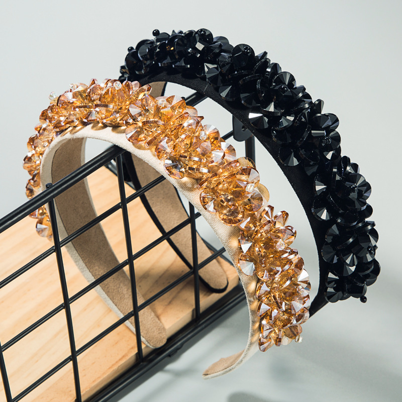 Temperament high-end boutique hair band Super Flash Forever Flower wide edge crystal headband Super fairy high quality hair accessories
Temperament high-end boutique hair band Super Flash Forever Flower wide edge crystal headband Super fairy high quality hair accessories