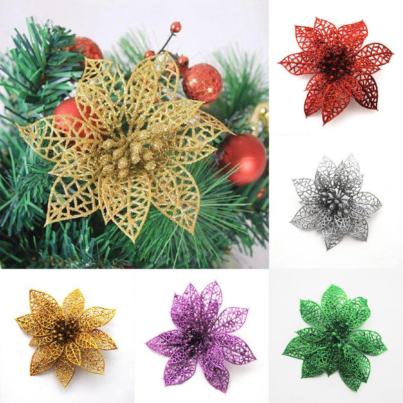 10pcs Plastic Artificial Hollow Flowers Simulation Christmas Glitter Hollow Flower Wedding Valentine's Day Artificial Flowers
10pcs Plastic Artificial Hollow Flowers Simulation Christmas Glitter Hollow Flower Wedding Valentine's Day Artificial Flowers