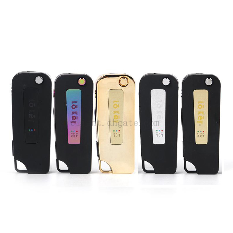 Lokey Preheat VV Battery Lo Key Battery 350mAh Variable Voltage Preheating Flip Vape Mod With Usb Charger For 510 Ceramic Cartridge
Lokey Preheat VV Battery Lo Key Battery 350mAh Variable Voltage Preheating Flip Vape Mod With Usb Charger For 510 Ceramic Cartridge