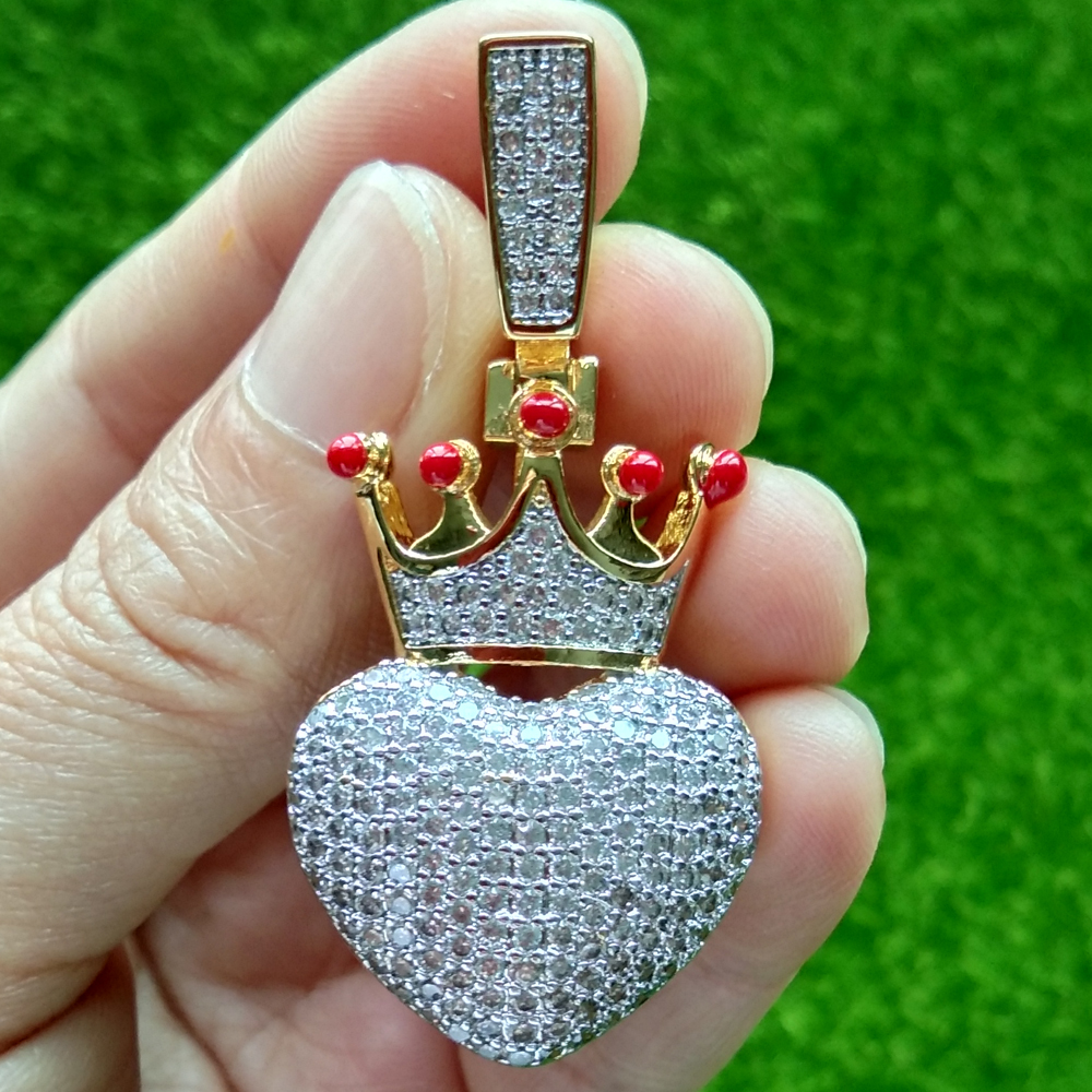 Brass CZ Heart With Crown pendants Women Necklace 3mm 4mm CZ Tennis Chain Optional Jewelry Gift CN127
Brass CZ Heart With Crown pendants Women Necklace 3mm 4mm CZ Tennis Chain Optional Jewelry Gift CN127