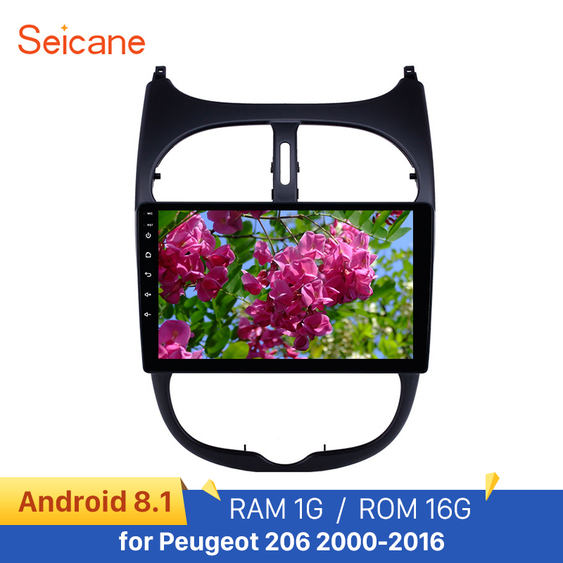 Seicane 9'' Audio AUX GPS Autoradio HD Touchscreen Android 8.1 Car Radio for 206 2000-2016 WIFI support Carplay DAB+ car dvd
Seicane 9'' Audio AUX GPS Autoradio HD Touchscreen Android 8.1 Car Radio for 206 2000-2016 WIFI support Carplay DAB+ car dvd