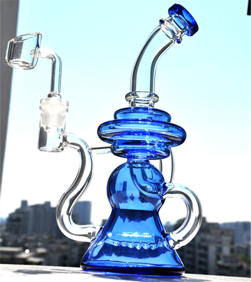 Blue Beaker Bubbler Water Pipe Showerhead Percolator Glass Recycler Beaker Bong Bent Neck 14mm Banger Dab Rig Free Shipping
Blue Beaker Bubbler Water Pipe Showerhead Percolator Glass Recycler Beaker Bong Bent Neck 14mm Banger Dab Rig Free Shipping