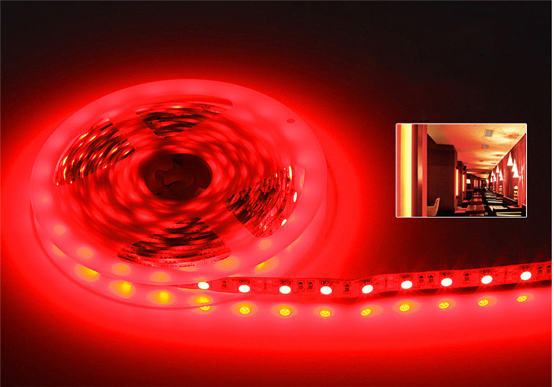 LED Strip Light 5050 5630 2835 Flexible Rope Light 5M 60Leds/M 300Led SMD 12V lamp for Home Kitchen Under Cabinet